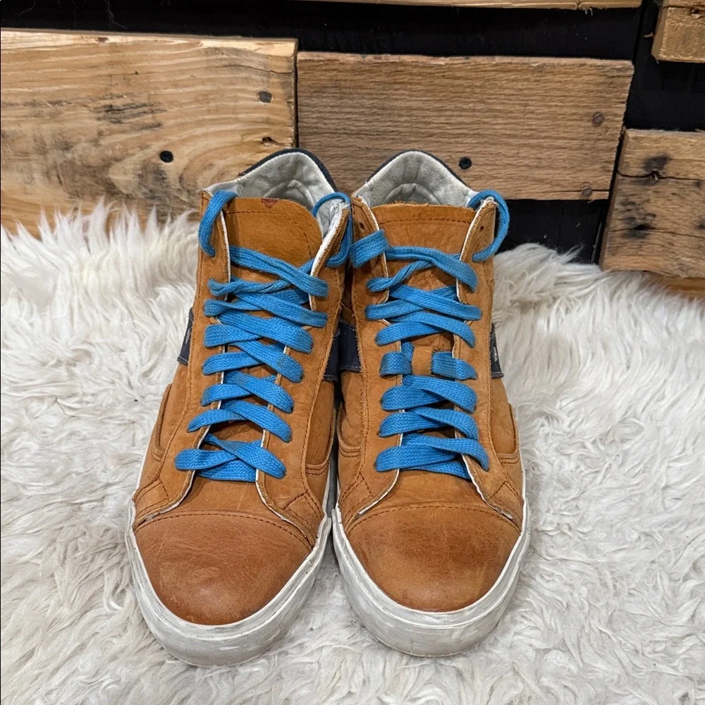 Mens Timberland EK Glastenbury Chukka 9607A Tan Casual‎ Hi Top Leather Trainers